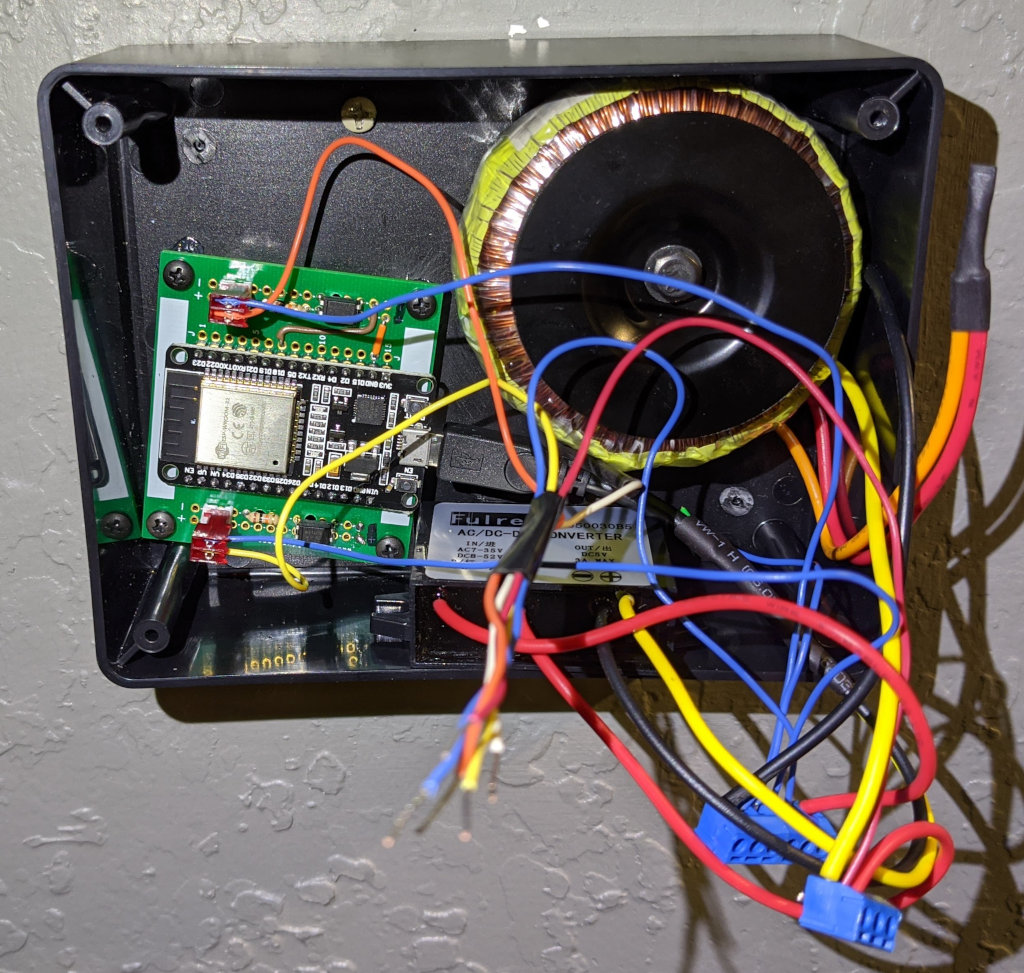 Thermostat enclosure with ESP32